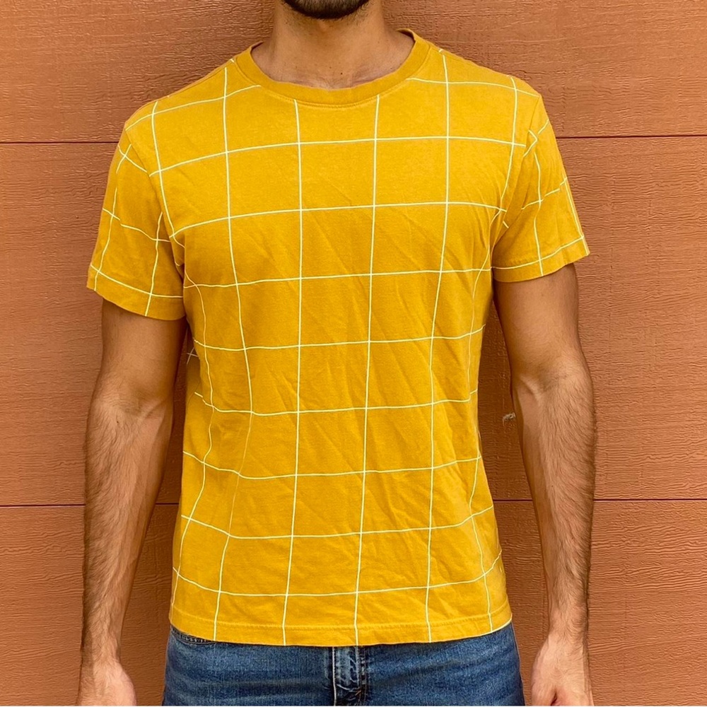 Original Use Mustard Grid Men's Tee